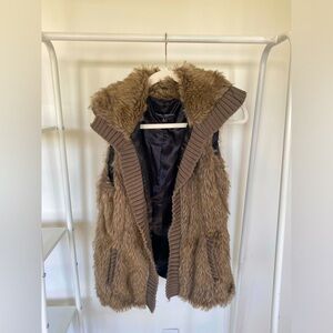 Faux Fur Vest - Size S